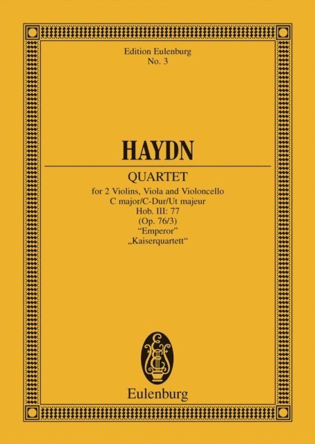 Joseph Haydn, Klaus Doge - String Quartet C major, Emperor, E-bok