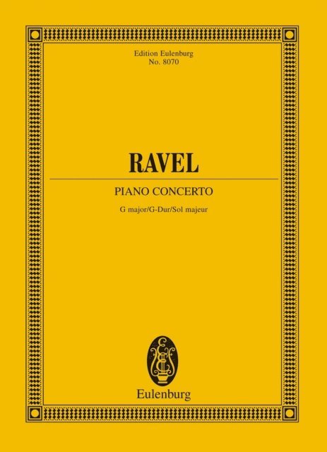 Maurice Ravel, Arbie Orenstein - Piano Concerto G major, E-bok