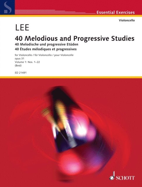 Sebastian Lee, Holger Best - 40 Melodious and Progressive Studies, E-bok