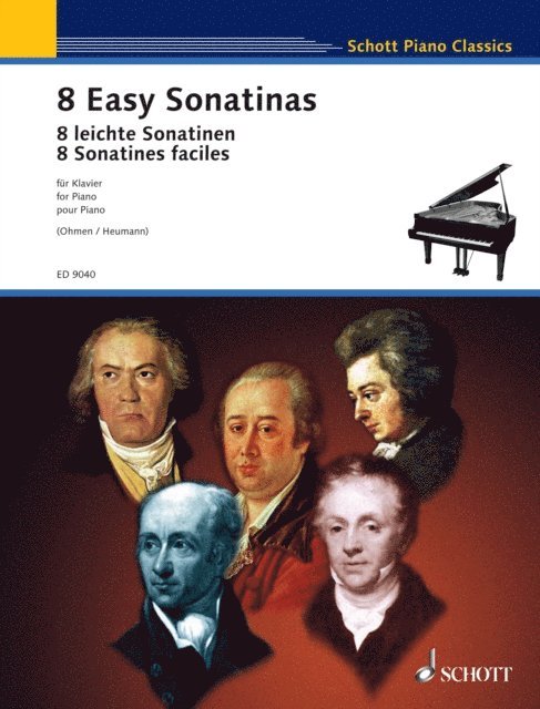 Hans-Gunter Heumann, Wilhelm Ohmen - 8 Easy Sonatinas, E-bok