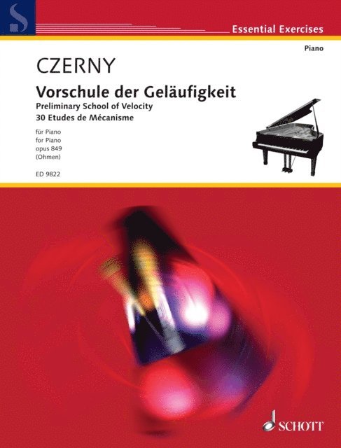 Carl Czerny, Wilhelm Ohmen - Preliminary School of Velocity, E-bok