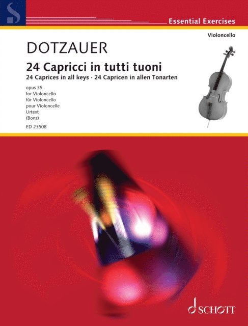 Justus Johann Friedrich Dotzauer, Tobias Bonz - 24 Caprices in all keys, E-bok. Tillgänglighet: Lägg i varukorg