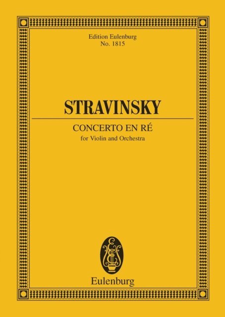 Igor Stravinsky, Manfred Karallus - Concerto en re, E-bok