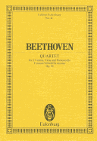Beethoven Quartet: For 2 Violins, Viola and Violoncello, Häftad