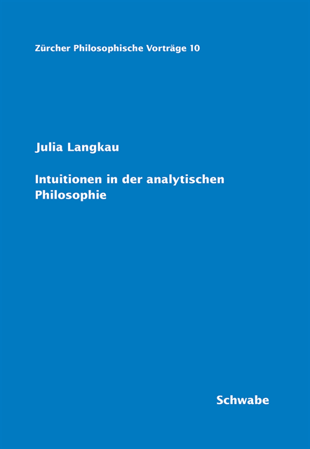 Julia Langkau - Intuitionen in der analytischen Philosophie, E-bok