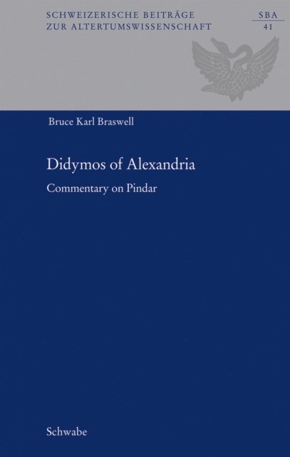Bruce Karl Braswell, Margarethe Billerbeck - Didymos of Alexandria, E-bok