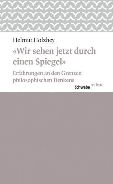 Helmut Holzhey - Wir sehen jetzt durch einen Spiegel, E-bok