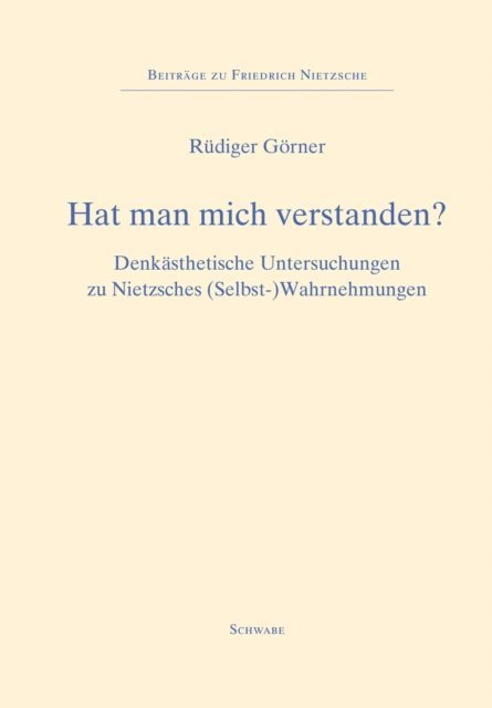 Rudiger Gorner - Hat man mich verstanden?, E-bok