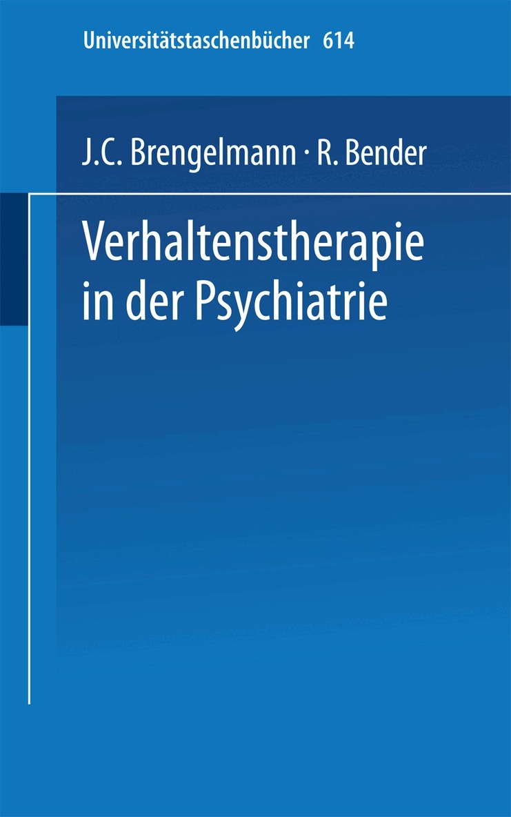 Verhaltenstherapie in der Psychiatrie