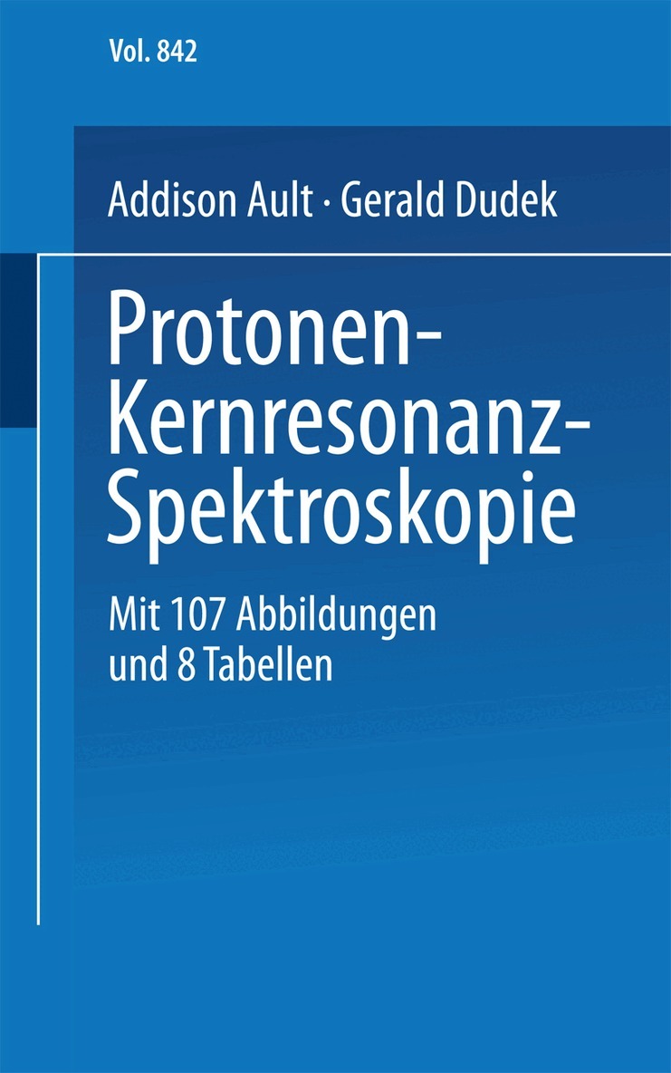 A. Ault, G.O. Dudek - Protonen-Kernresonanz-Spektroskopie, Häftad