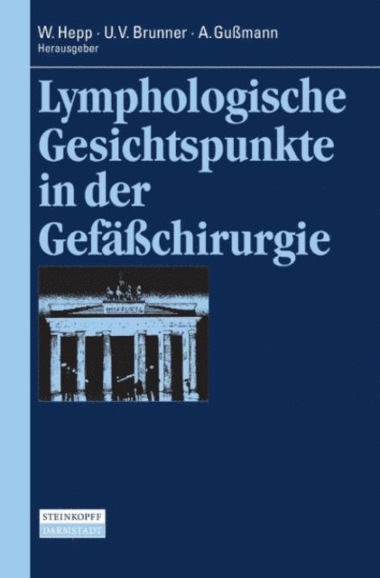 A. Gussmann, U. V. Brunner, W. Hepp - Lymphologische Gesichtspunkte in der Gefäßchirurgie, E-bok