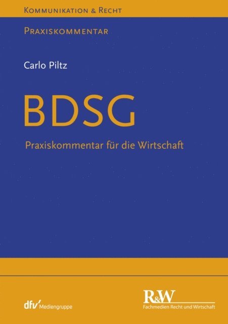 Carlo Piltz - BDSG, E-bok