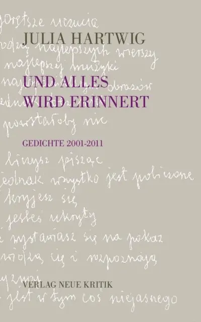 Julia Hartwig - Und alles wird erinnert, E-bok. Tillgänglighet: Lägg i varukorg