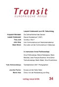 Transit 34. EuropÃ¿ische Revue