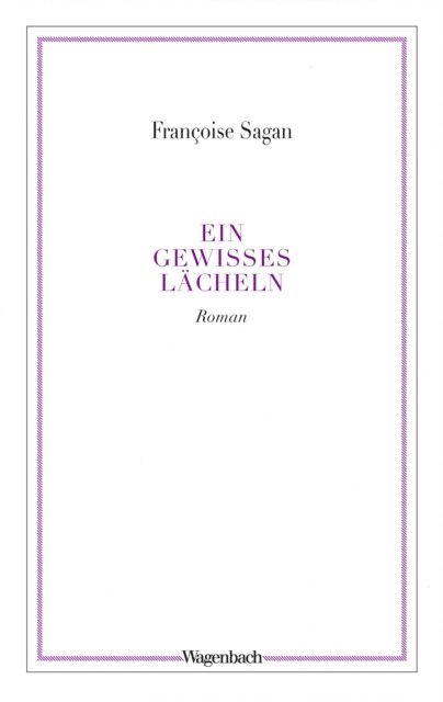 Francoise Sagan - Ein gewisses Lächeln, E-bok