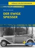 Der ewige Spieer von dn von Horvth - Textanalyse und Interpretation