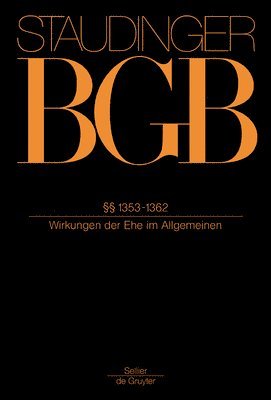 Michael Coester, Reinhard Voppel - §§ 1353-1362, Inbunden