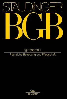 Werner Bienwald, Michael Coester - §§ 1896-1921, Inbunden. Tillgänglighet: Kommande