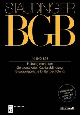 Klaus Vieweg, Johanna Croon-Gestefeld - §§ 840-853, Inbunden. Tillgänglighet: Kommande