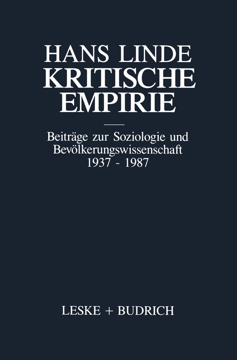 Hans Linde - Kritische Empirie, Häftad. Tillgänglighet: Lägg i varukorg