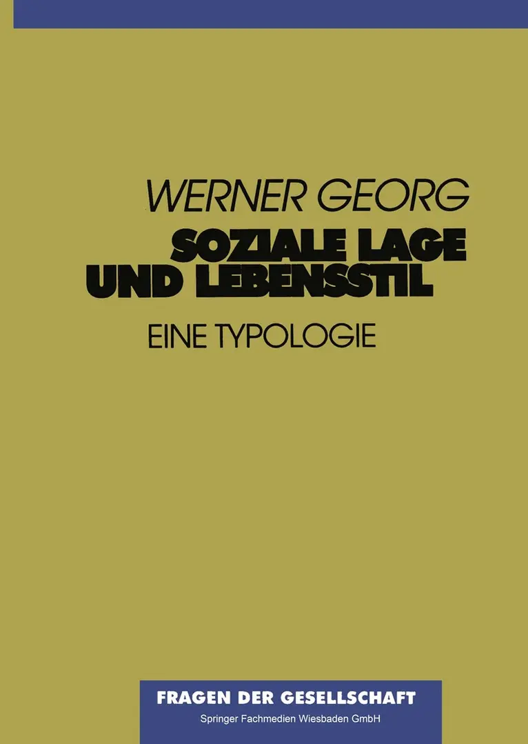 Werner Georg - Soziale Lage und Lebensstil, Häftad. Tillgänglighet: Lägg i varukorg