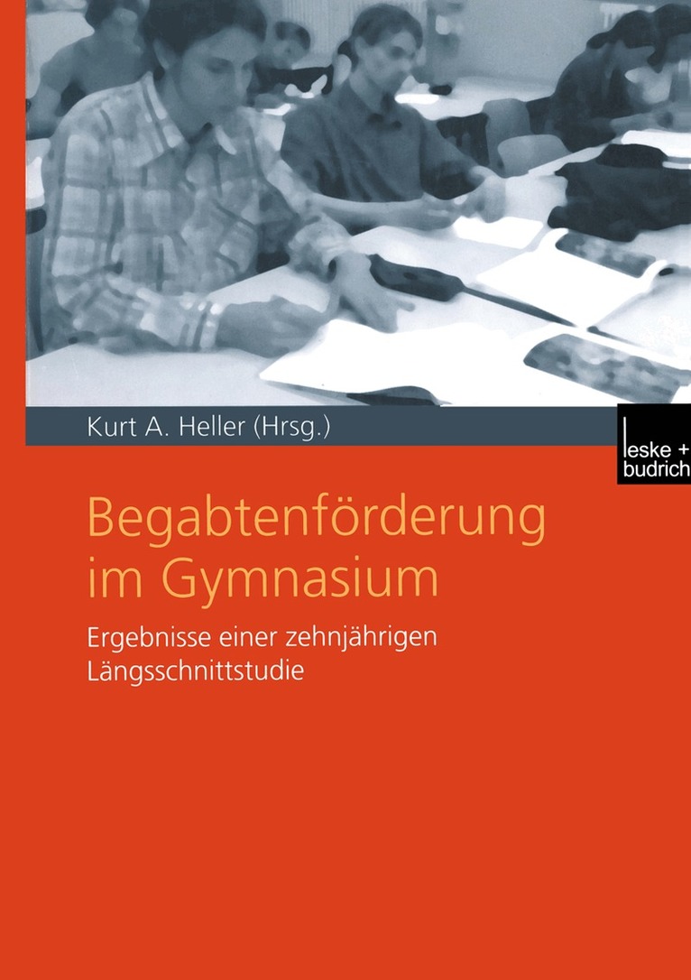 Kurt A. Heller - Begabtenförderung im Gymnasium, Häftad