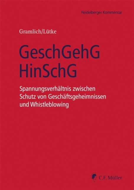Hans-Josef Lutke, Ludwig Gramlich - GeschGehG/HinSchG, E-bok