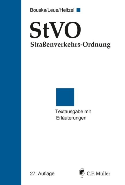 Damian Heltzel - StVO Straßenverkehrs-Ordnung, E-bok. Tillgänglighet: Lägg i varukorg