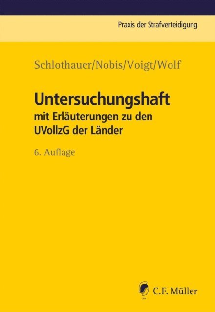 Lara Wolf, Lea Voigt, Frank Nobis - Untersuchungshaft, E-bok