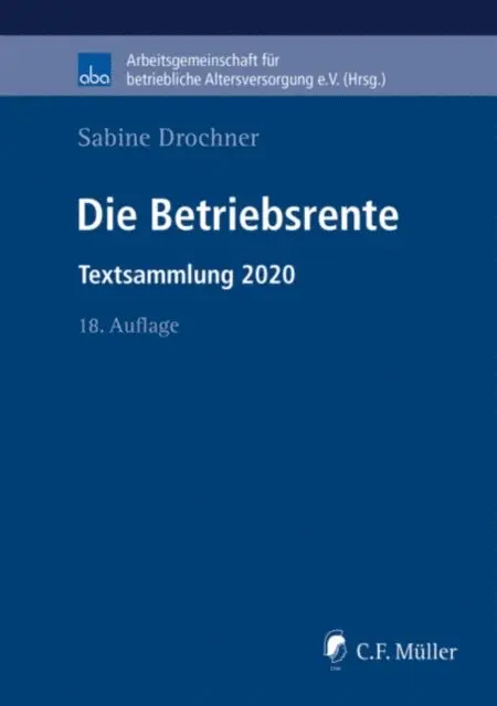 Sabine Drochner - Die Betriebsrente, E-bok. Tillgänglighet: Lägg i varukorg