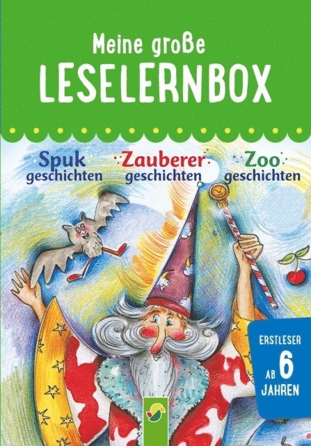 Anke Breitenborn, Marion Clausen - Meine große Leselernbox: Spukgeschichten, Zauberergeschichten, Zoogeschichten, E-bok