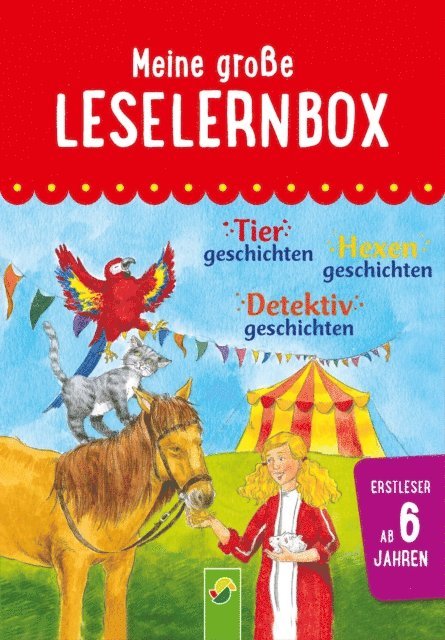 Anke Breitenborn, Carola von Kessel - Meine große Leselernbox: Tiergeschichten, Hexengeschichten, Detektivgeschichten, E-bok