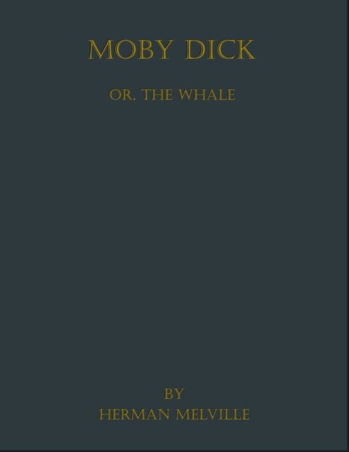 Herman Melville - Moby Dick, E-bok