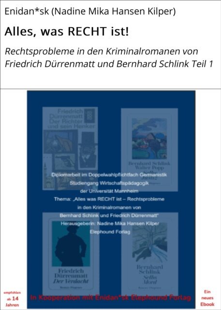 Enidan*sk (Nadine Mika Hansen Kilper) - Alles, was RECHT ist!, E-bok. Tillgänglighet: Lägg i varukorg