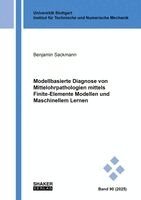 Benjamin Sackmann - Modellbasierte Diagnose von Mittelohrpathologien mittels Finite-Elemente Modellen und Maschinellem Lernen, Häftad