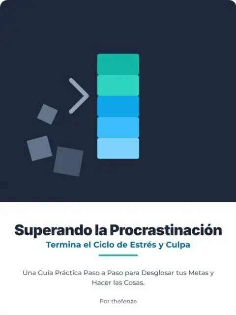 the fenze - Superar la procrastinación: rompe el ciclo de estrés y culpa. Una guía práctica, paso a paso, para desglosar tus objetivos y lograr hacer las cosas., E-bok. Tillgänglighet: Lägg i varukorg