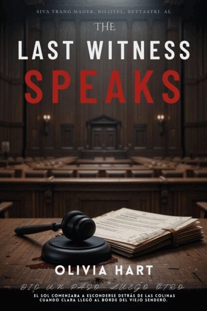 Olivia Hart - Last Witness Speaks, E-bok