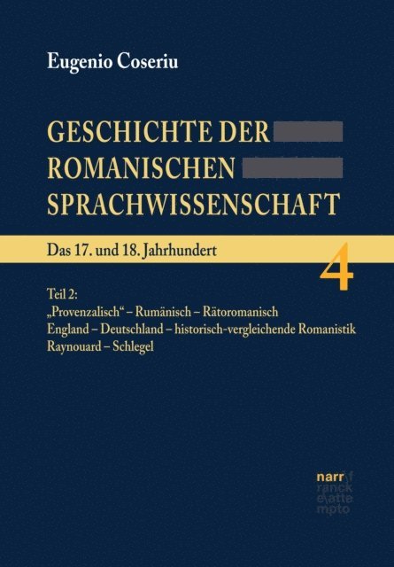 Eugenio Coseriu - Geschichte der romanischen Sprachwissenschaft, E-bok