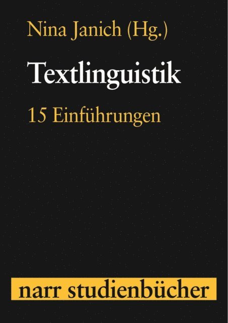 Nina Janich - Textlinguistik, E-bok