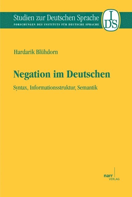 Hardarik Bluhdorn - Negation im Deutschen, E-bok