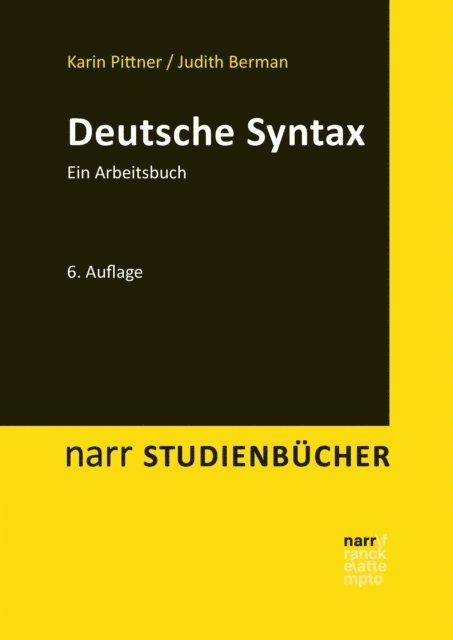 Judith Berman, Karin Pittner - Deutsche Syntax, E-bok