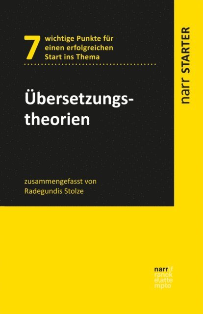 Radegundis Stolze - Übersetzungstheorien, E-bok