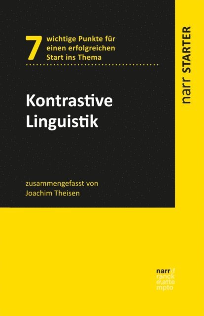 Joachim Theisen - Kontrastive Linguistik, E-bok