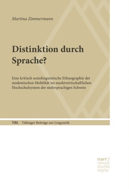 Martina Zimmermann - Distinktion durch Sprache?, E-bok