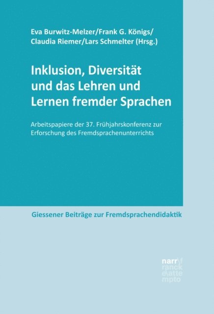Lars Schmelter, Claudia Riemer, Frank G. Konigs, Eva Burwitz-Melzer - Inklusion, Diversität und das Lehren und Lernen fremder Sprachen, E-bok