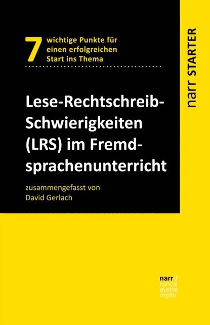 David Gerlach - Lese-Rechtschreib-Schwierigkeiten (LRS) im Fremdsprachenunterricht, E-bok