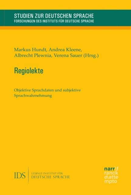 Verena Sauer, Albrecht Plewnia, Andrea Kleene, Markus Hundt - Regiolekte, E-bok