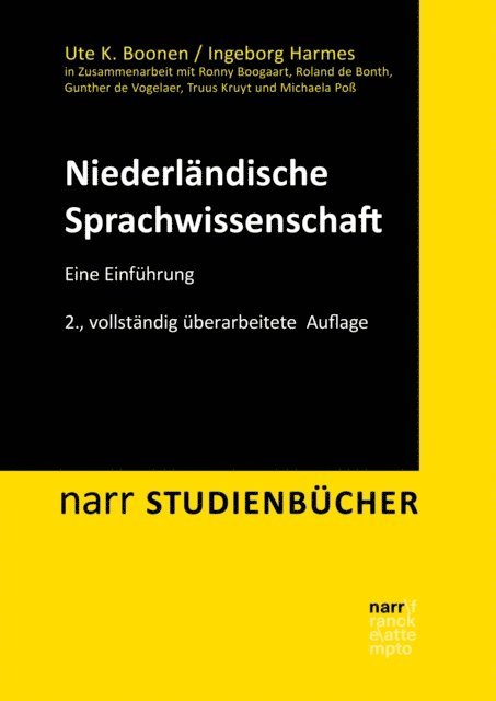 Ingeborg Harmes, Ute Boonen - Niederländische Sprachwissenschaft, E-bok