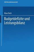 Budgetdefizite und Leistungsbilanz