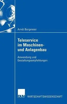 Arndt Borgmeier - Teleservice Im Maschinen- Und Anlagenbau, Häftad. Tillgänglighet: Lägg i varukorg